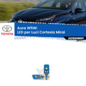 T10 (W5W) Aura Kit LED Premium chip 5700K - FINE SERIE: No garanzia