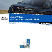 T10 (W5W) Aura Kit LED Premium chip 5700K - FINE SERIE: No garanzia