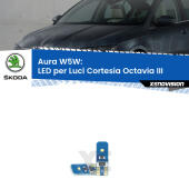 T10 (W5W) Aura Kit LED Premium chip 5700K - FINE SERIE: No garanzia