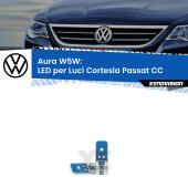 T10 (W5W) Aura Kit LED Premium chip 5700K - FINE SERIE: No garanzia