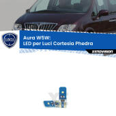 T10 (W5W) Aura Kit LED Premium chip 5700K - FINE SERIE: No garanzia