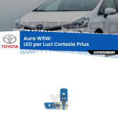 T10 (W5W) Aura Kit LED Premium chip 5700K - FINE SERIE: No garanzia