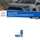 T10 (W5W) Aura Kit LED Premium chip 5700K - FINE SERIE: No garanzia