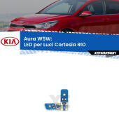 T10 (W5W) Aura Kit LED Premium chip 5700K - FINE SERIE: No garanzia