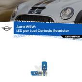 T10 (W5W) Aura Kit LED Premium chip 5700K - FINE SERIE: No garanzia