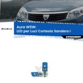 T10 (W5W) Aura Kit LED Premium chip 5700K - FINE SERIE: No garanzia