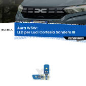 T10 (W5W) Aura Kit LED Premium chip 5700K - FINE SERIE: No garanzia