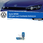 T10 (W5W) Aura Kit LED Premium chip 5700K - FINE SERIE: No garanzia
