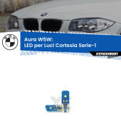 T10 (W5W) Aura Kit LED Premium chip 5700K - FINE SERIE: No garanzia