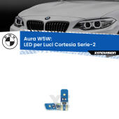 T10 (W5W) Aura Kit LED Premium chip 5700K - FINE SERIE: No garanzia