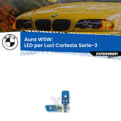 T10 (W5W) Aura Kit LED Premium chip 5700K - FINE SERIE: No garanzia