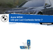 T10 (W5W) Aura Kit LED Premium chip 5700K - FINE SERIE: No garanzia