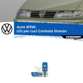 T10 (W5W) Aura Kit LED Premium chip 5700K - FINE SERIE: No garanzia