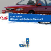 T10 (W5W) Aura Kit LED Premium chip 5700K - FINE SERIE: No garanzia