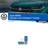 T10 (W5W) Aura Kit LED Premium chip 5700K - FINE SERIE: No garanzia