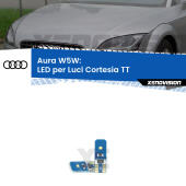 T10 (W5W) Aura Kit LED Premium chip 5700K - FINE SERIE: No garanzia