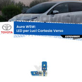 T10 (W5W) Aura Kit LED Premium chip 5700K - FINE SERIE: No garanzia