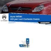 T10 (W5W) Aura Kit LED Premium chip 5700K - FINE SERIE: No garanzia