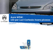 T10 (W5W) Aura Kit LED Premium chip 5700K - FINE SERIE: No garanzia