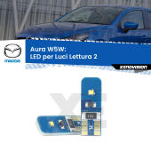 T10 (W5W) Aura Kit LED Premium chip 5700K - FINE SERIE: No garanzia