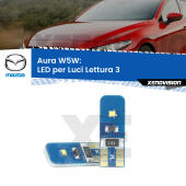 T10 (W5W) Aura Kit LED Premium chip 5700K - FINE SERIE: No garanzia