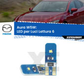 T10 (W5W) Aura Kit LED Premium chip 5700K - FINE SERIE: No garanzia