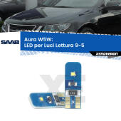 T10 (W5W) Aura Kit LED Premium chip 5700K - FINE SERIE: No garanzia