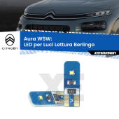 T10 (W5W) Aura Kit LED Premium chip 5700K - FINE SERIE: No garanzia