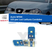 T10 (W5W) Aura Kit LED Premium chip 5700K - FINE SERIE: No garanzia