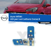 T10 (W5W) Aura Kit LED Premium chip 5700K - FINE SERIE: No garanzia