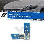 T10 (W5W) Aura Kit LED Premium chip 5700K - FINE SERIE: No garanzia