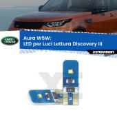 T10 (W5W) Aura Kit LED Premium chip 5700K - FINE SERIE: No garanzia