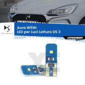 T10 (W5W) Aura Kit LED Premium chip 5700K - FINE SERIE: No garanzia