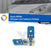 T10 (W5W) Aura Kit LED Premium chip 5700K - FINE SERIE: No garanzia