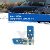 T10 (W5W) Aura Kit LED Premium chip 5700K - FINE SERIE: No garanzia