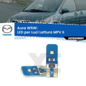 T10 (W5W) Aura Kit LED Premium chip 5700K - FINE SERIE: No garanzia