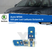 T10 (W5W) Aura Kit LED Premium chip 5700K - FINE SERIE: No garanzia