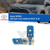 T10 (W5W) Aura Kit LED Premium chip 5700K - FINE SERIE: No garanzia