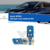 T10 (W5W) Aura Kit LED Premium chip 5700K - FINE SERIE: No garanzia