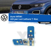 T10 (W5W) Aura Kit LED Premium chip 5700K - FINE SERIE: No garanzia
