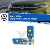 T10 (W5W) Aura Kit LED Premium chip 5700K - FINE SERIE: No garanzia