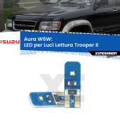 T10 (W5W) Aura Kit LED Premium chip 5700K - FINE SERIE: No garanzia