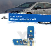 T10 (W5W) Aura Kit LED Premium chip 5700K - FINE SERIE: No garanzia