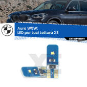 T10 (W5W) Aura Kit LED Premium chip 5700K - FINE SERIE: No garanzia