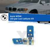 T10 (W5W) Aura Kit LED Premium chip 5700K - FINE SERIE: No garanzia