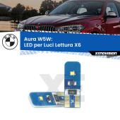 T10 (W5W) Aura Kit LED Premium chip 5700K - FINE SERIE: No garanzia