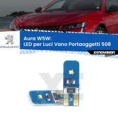 T10 (W5W) Aura Kit LED Premium chip 5700K - FINE SERIE: No garanzia