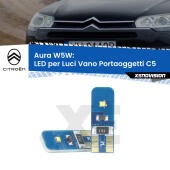 T10 (W5W) Aura Kit LED Premium chip 5700K - FINE SERIE: No garanzia