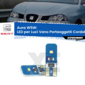 T10 (W5W) Aura Kit LED Premium chip 5700K - FINE SERIE: No garanzia