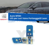 T10 (W5W) Aura Kit LED Premium chip 5700K - FINE SERIE: No garanzia